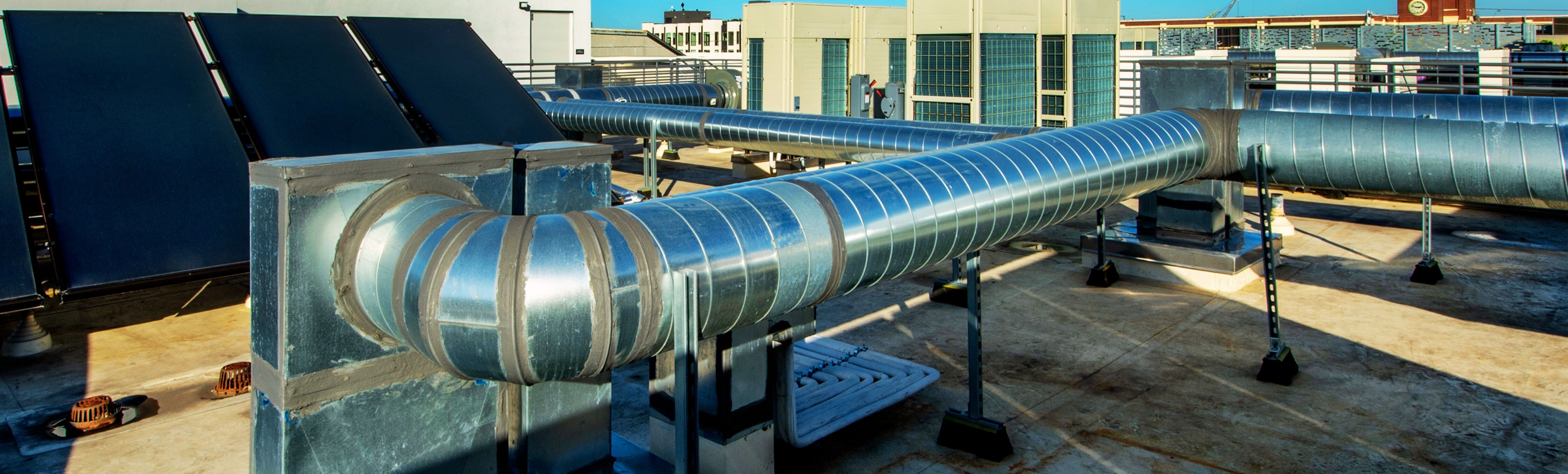 Air conditioning unit close-up